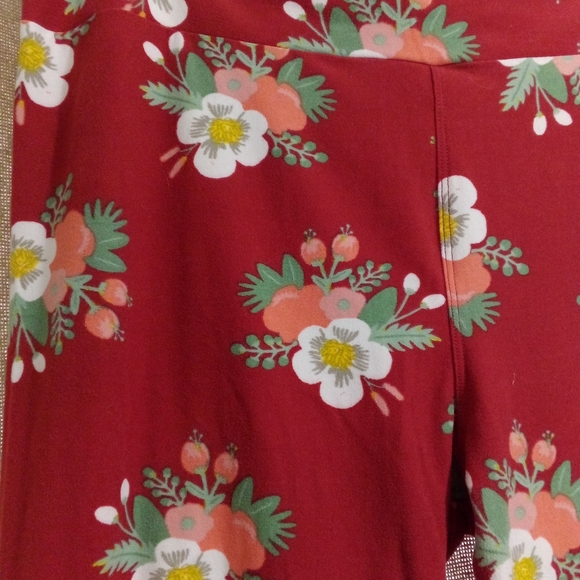 ❤️LULAROE LEGGINGS SENT! HEARTS FLORAL PLAID WOMEN'S TALL & CURVY CLOTHES PANTS - Picture 16 of 16